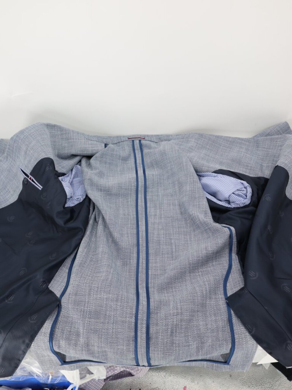 Tommy Hilfiger Sport Coat Men 48R Single Breasted Two Button unstructured summer - Picture 11 of 12